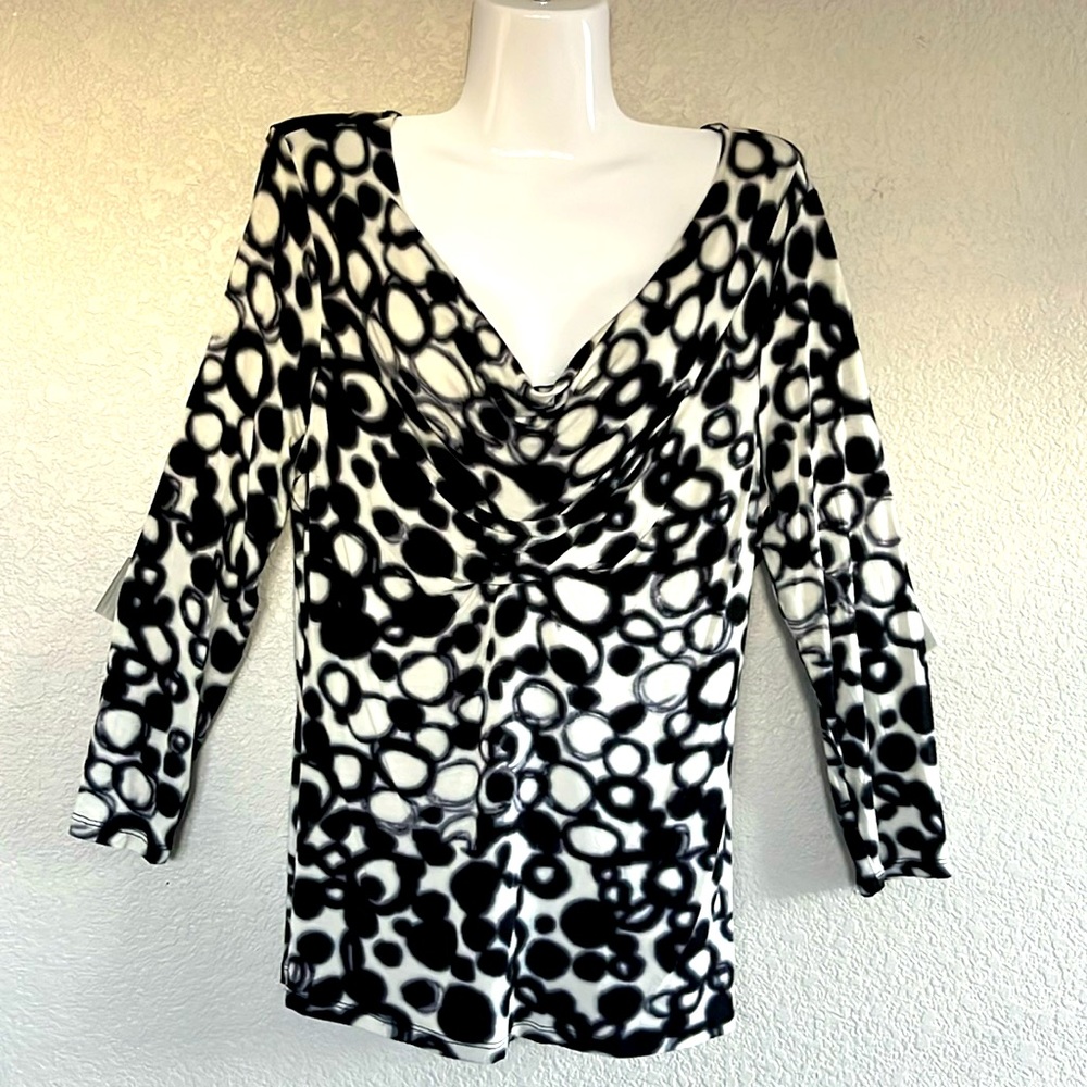 Michael Kors Women’s Long Sleeve Circles Top.